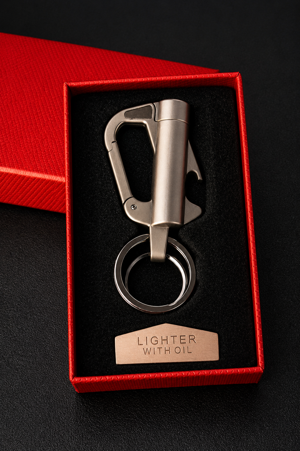 Titan Carabiner Keychain Lighter
