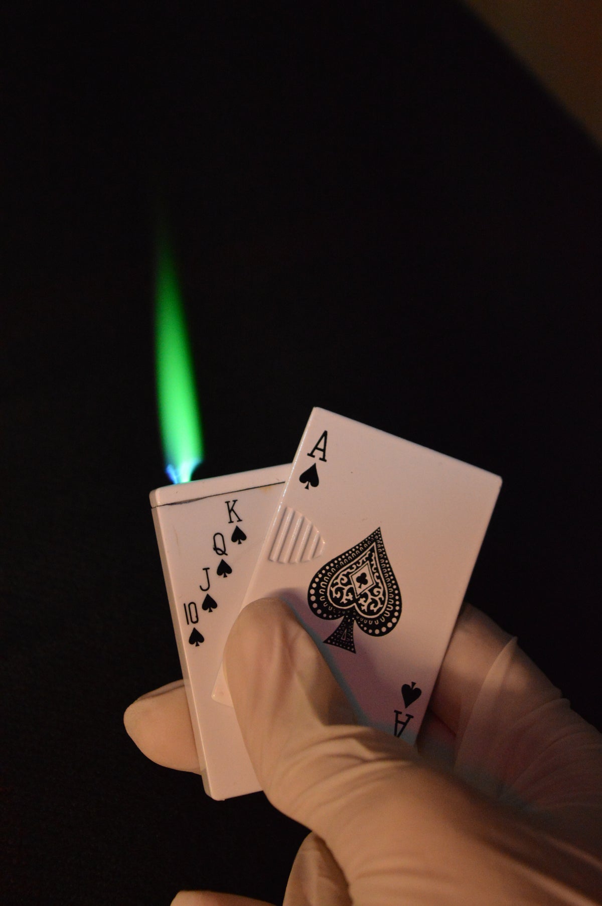 White Poker Novelty Lighter