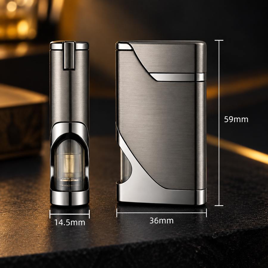 Grey broad Pocket Lighter