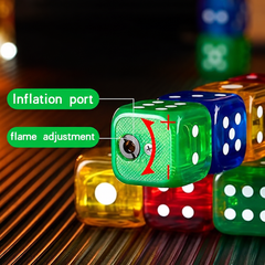 Colorfull Dice Jet Flame Lighter