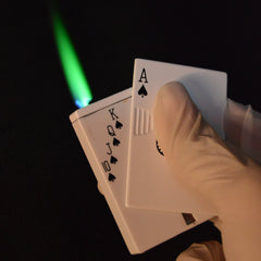 White Poker Lighter